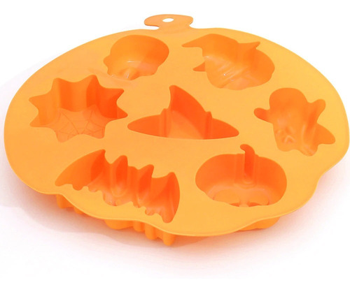 Imagen 4 de 6 de Molde Silicona 7 Figura Grande Halloween Reposteria Belgrano