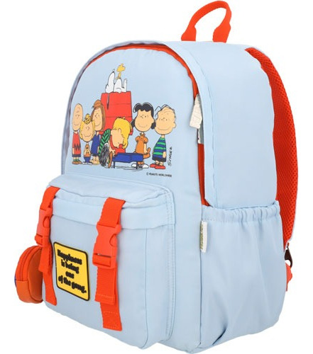 Mochila Snoopy Peanuts Primaria Backpack Pnt039bp473a Color Azul