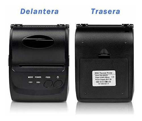 E T Easytao Impresora Térmica Inalámbrica Con Usb 58mm, Impr