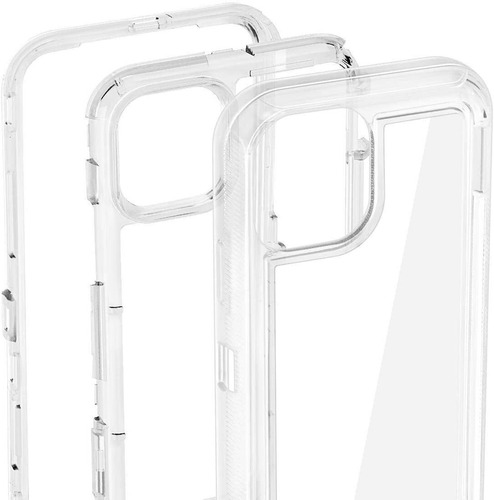 Imagen 7 de 9 de Forro iPhone 14 Pro Max Antigolpes 360 Transparentes