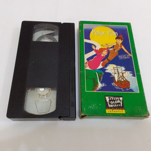 Vhs Desenho Peter Pan Dublado Original O Globo (Usado)
