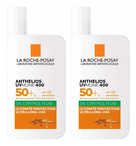 Protector Solar 2pcs Cremas Para La Cara Anthelios Spf50+