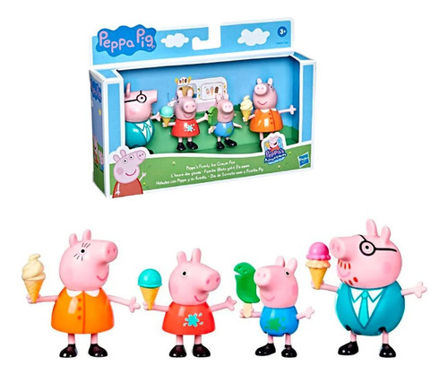 Figura De Peppa Pig Y Su Familia