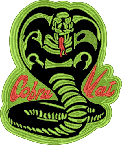 Parches Bordados Cobra Kai, Set 3 Piezas