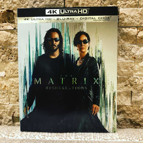 Matrix Resurrección 4k Ultra Hd + Bluray Original Nuevo