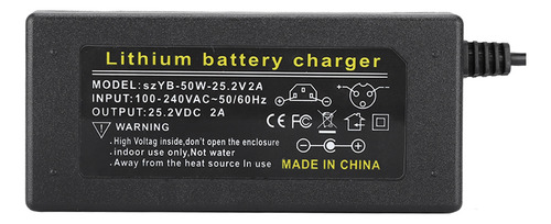 Adaptador Led Indicador De 25,2 V, 2 A, Transformador De Fue