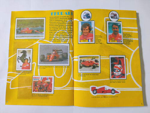 Álbum F1 - 1990 Fórmula 1 - Multi Editora