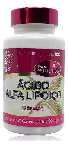 Ácido Alfa Lipoico 500 Mg 60 Cápsulas Keep Natural.