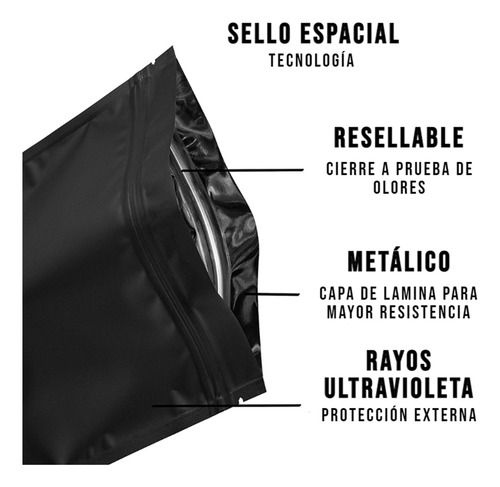 100 Bolsas Stand Up Pouch Cierre Zipper Colores 10x17cm 100g
