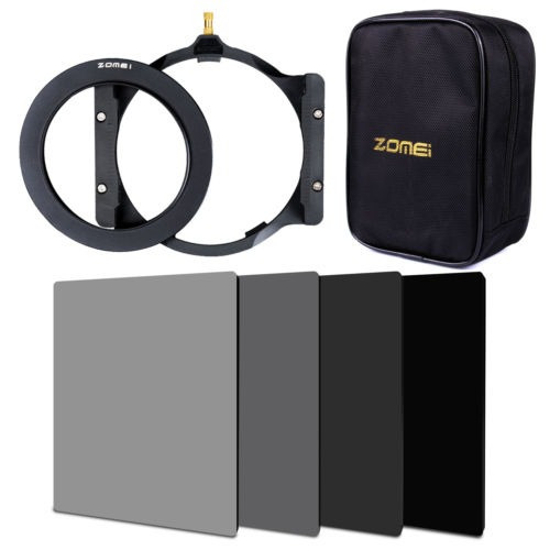 100mm Completa Nd2, 4, 8, 16 Plaza Filtro Kit + 77ring + Sop