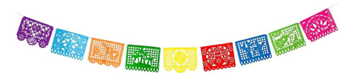 Fiesta Mexicana Banner Guirnalda Papel Picado Banner A