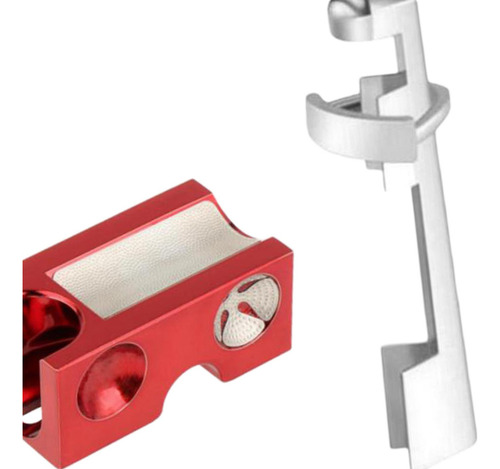 Herramienta De Reparación De Punta Para Taco De Billar Rojo