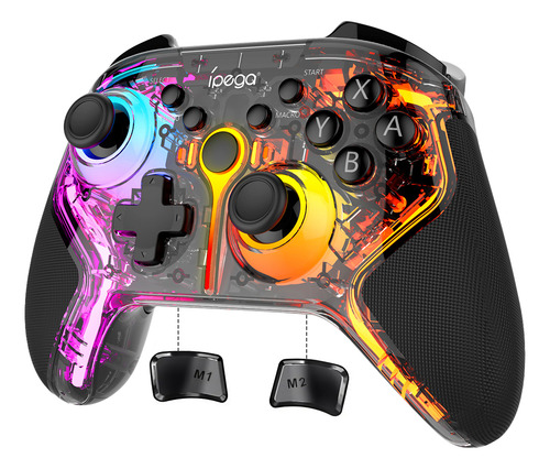 Ipega Controles Gamer Para Pc Inalambricos Gamepad Android Bluetooth Gamepad De Nintendo Switch Controles Joystick Cyber Rgb Pg-9666th
