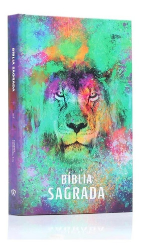 Biblia Sagrada Capa Dura Leão Color Premium