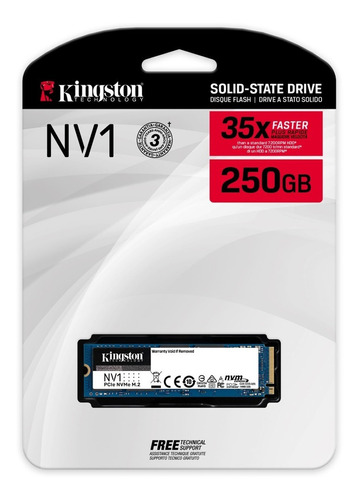 Solido Ssd Nvme M.2 Kingston Nv1 250gb