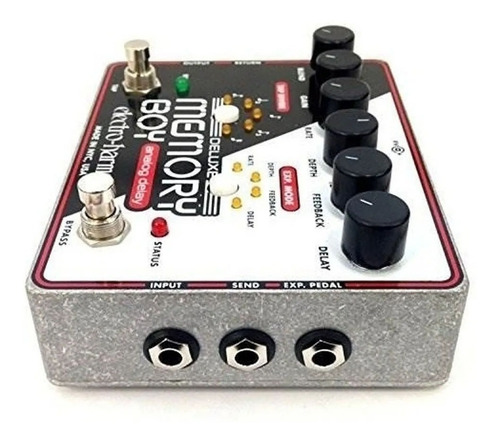 Pedal de efeito Electro-Harmonix Deluxe Memory Boy branco/preto