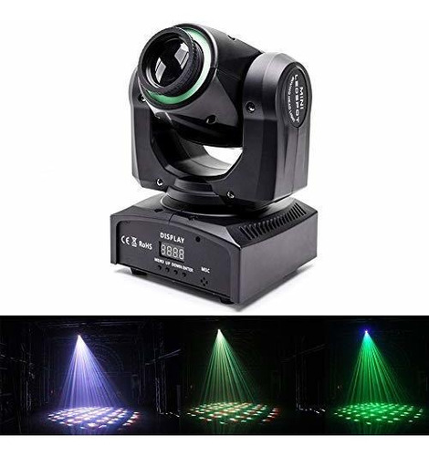 U King Luz De Cabeza Móvil 60w Dmx512 4 En 1 Color Iluminaci