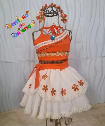 Biquíni Moana  Roupa Infantil para Menina Disney Usado 76715276