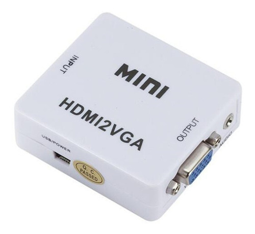 Convertidor Hdmi A Vga Tv Monitor Portatiles Pc + Audio