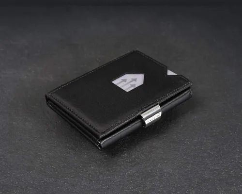 Exentri Cartera Triple Para Hombre, Negro, Talla Unica