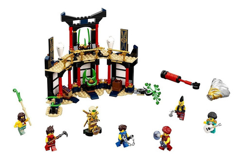 Imagen 1 de 2 de Bloques para armar Lego Ninjago Tournament of elements 283 piezas  en  caja