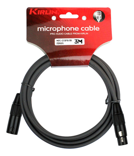 Cable Xlr 3 Metros Kirlin Mpc-270-3m