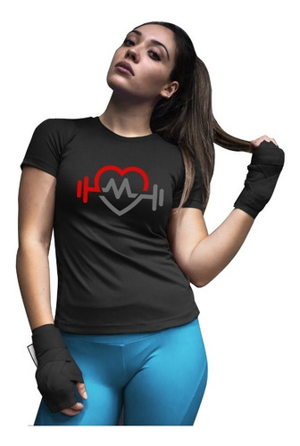 Playera Negra Para Dama Modelos Unicos De Moda  De Gym Cleen