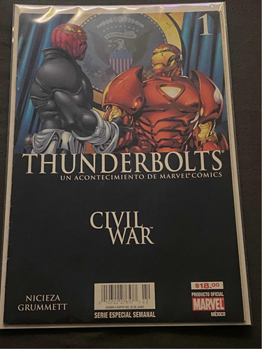 Comic Thunderbolts Civil War 1 Marvelmexico Televisa