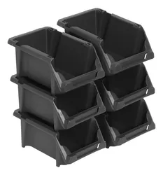 Comprar Kit 10 Caixa Bin 3 Organizadora De Parafusos Ou Gaveteiro no Mercado Livre