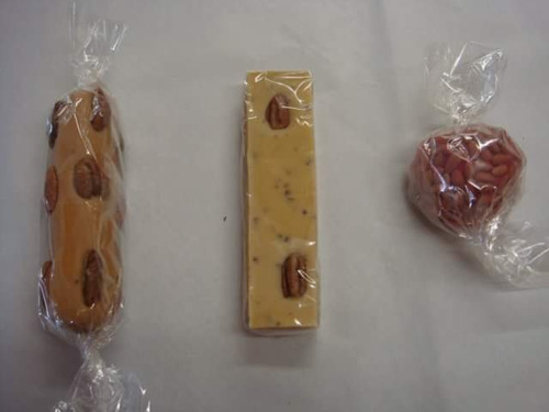 3 Barras De Dulce Leche, Piñón, Nuez, Fruto Seco Dulce Tipic