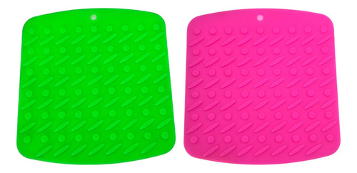 Salvamanteles Silicon Porta Olla Caliente 2 Piezas