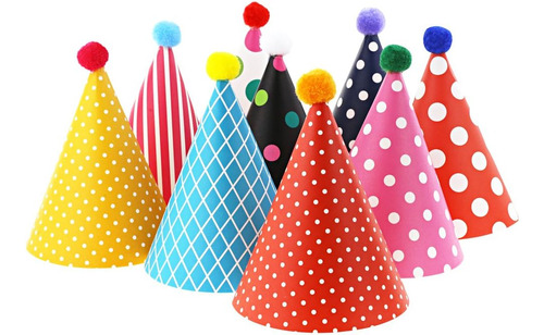 Sombreros Cumpleaños Para Niños Surtidos