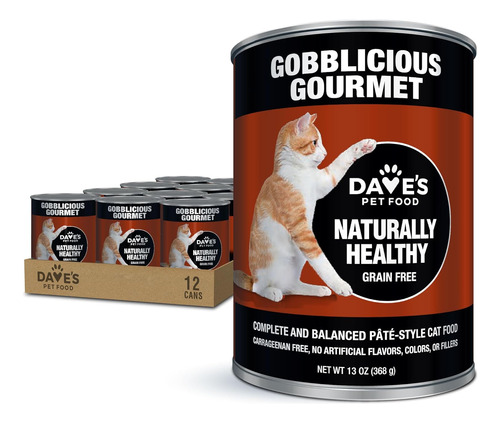 Dave S Pet Food Alimento Humedo Enlatado Sin Granos Para Gat