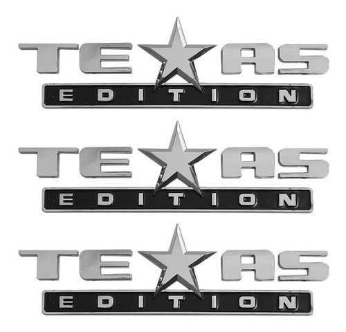 Set 3 Emblema Texas Edition