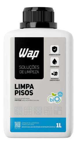 Limpador De Pisos E Superfícies 1 Litro Limpa Pisos Wap