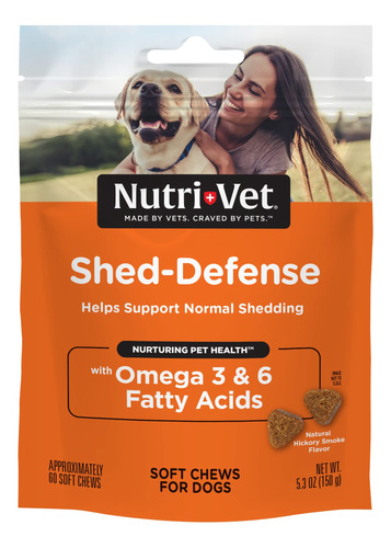 Nutri-vet Shed Defense - Masticables Suaves Para Perros | Ap