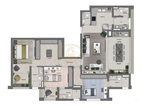 Apartamento Com 3 Dormitório(s) Localizado(a) No Bairro Vila Nova Conceição Em São Paulo / São Paulo - 4378:908531