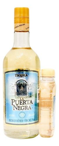 Tequila La Puerta Negra Joven 750ml Con Ánfora 250ml