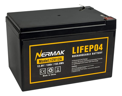 Batería De Ciclo Profundo De Litio Lifepo4 Nernak 12v ...