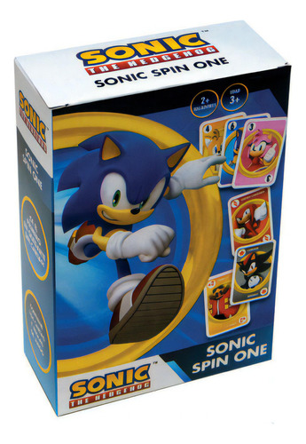 Sonic Spin One Juego De Mesa Con Cartas