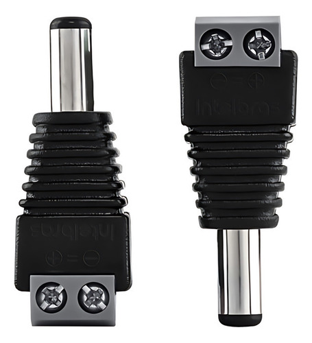 Conector National Macho P4 /12v X 10 Unidades Seg. Cctv | 