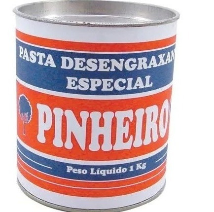 Kit Com 12 Pasta Desengraxante Pinheiro 1 Kg - 11601