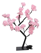 Comprar Luces Decorativas Para Árbol De Rosas De Navidad De 24 Leds