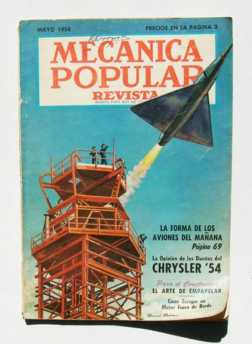 Revista Mecanica Popular, Mayo De 1954, Vintage