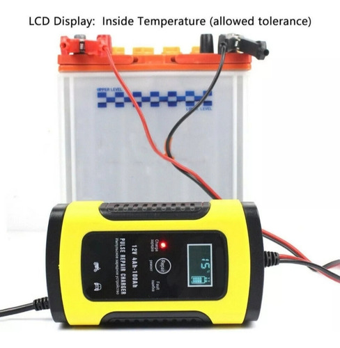 Cargador Inteligente Para Bateria De Carro O Moto 12v 6a