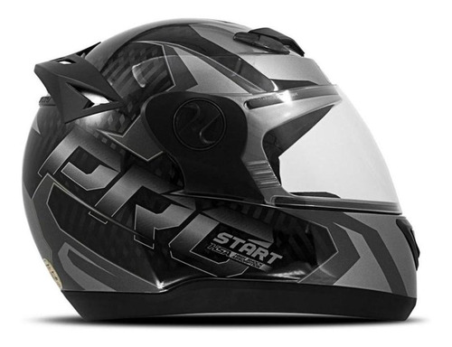 Capacete Fechado Pro Tork Evolution G7 Start Moto Motoqueiro Cor Cinza Tamanho 58