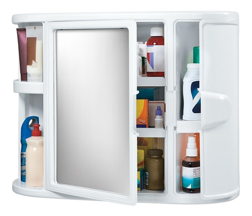 Botiquin Gabinete Para Baño Con Espejo Blanco Rimax LG