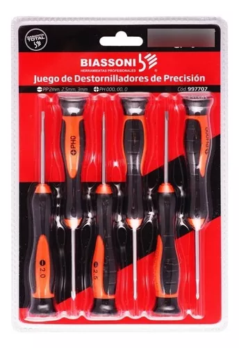 Juego Set Destornilladores Precision Set X 7 Unidades Total