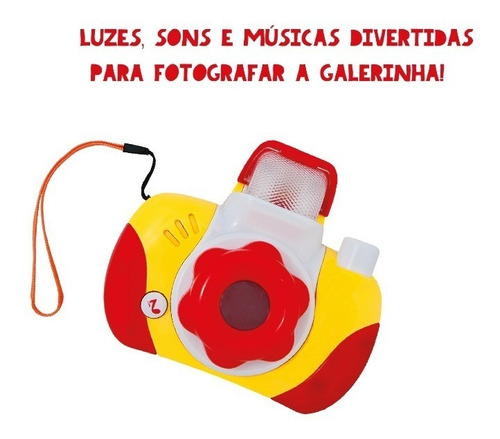 Animazoo Camera Fotografica Infantil Com Musica Beeme 2175 