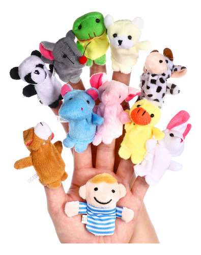 Set De 16 Muñecos De Peluche Con Forma De Muñecos, Animales,